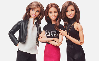 理系分野で活躍の女性７人がバービー人形に　国際女性デーに合わせ