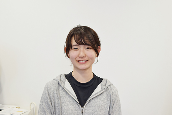 「学年や学科関係なくいろんな人と関われるJCDの活動が楽しみです」と田城美優さん。