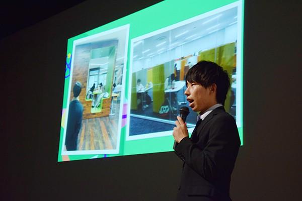 建築屋は広島修道大学、安田女子大学などへ施設見学に行き、すでに改善の参考となるアイデア収集を開始しています。その実行力に、審査員からも好評価を得ていました。