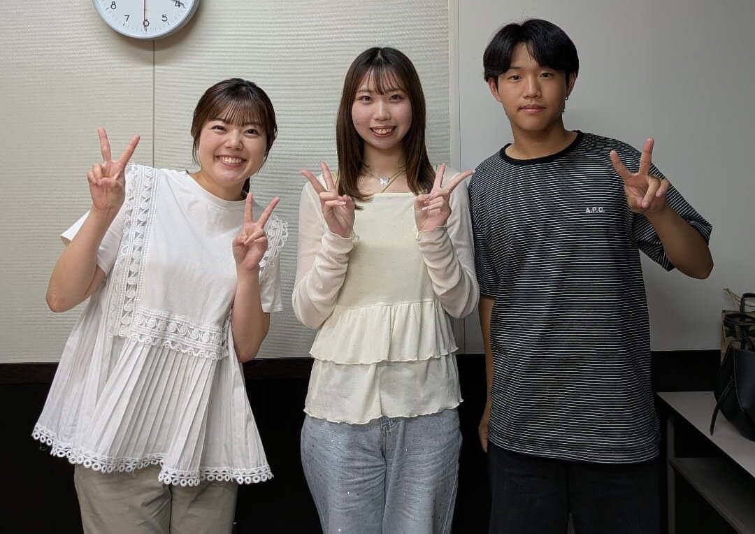 RCCラジオ「ヨルノバ」に学生防災士会の学生が出演しました