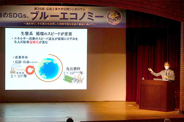 「地上の活動の結果は、全て海に現れる」と語る、兵庫県漁業協同組合連合会環境アドバイザー・中西敬氏