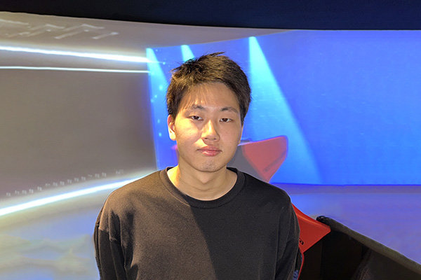 e-sports愛好会部長 髙田さん（広陵高等学校出身／広島県）