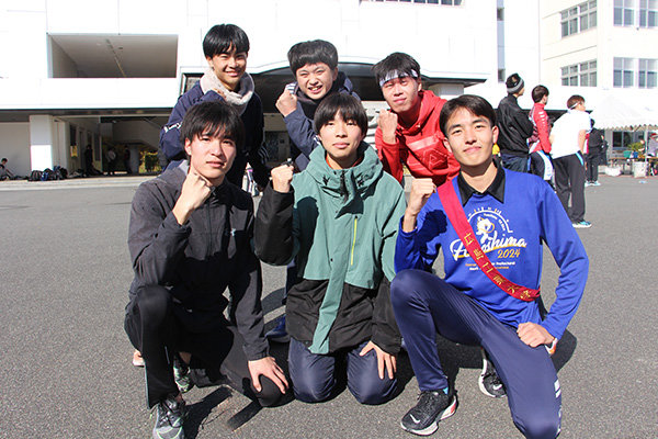 圧倒的な強さを見せてくれた陸上部Aのメンバーたち