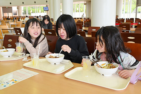 「おいしかったし楽しかった」と話してくれた