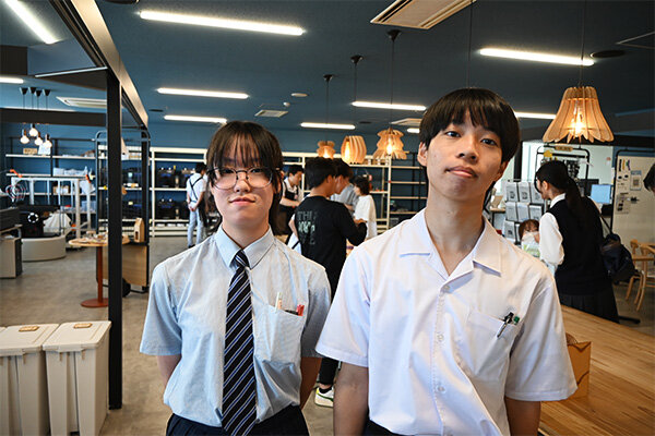 来月の体験会や夏のオープンキャンパスにも足を運びたいと話す