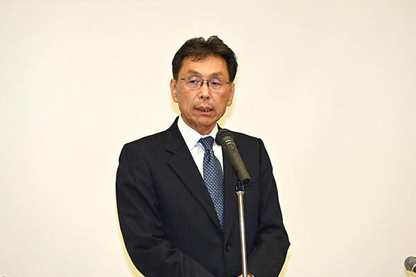 産学官連携の重要性について語る長坂学長