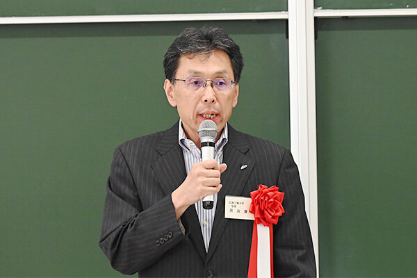 大学と技術士を結ぶ架け橋としての役割に期待を寄せる長坂学長