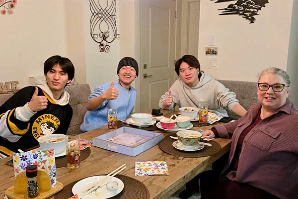 現地の家庭で過ごした時間がかけがえのない思い出となった