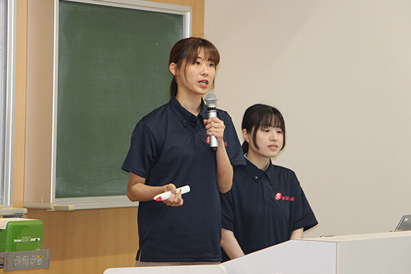 本学から多くの卒業生が在籍する同社。活躍する卒業生を紹介する広野さん