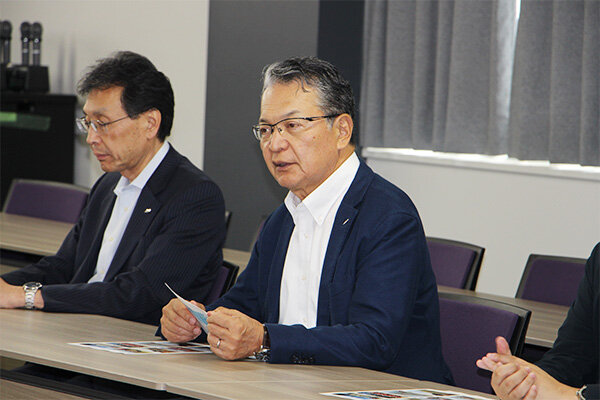 今回の経験を今後の成長の糧にしてほしいと語る鶴理事長・総長