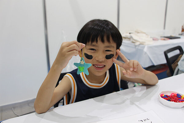 3Dプリンターや刺しゅうミシン体験で大盛況！Fab Labが「わんぱくスポーツフェア」に出展しました