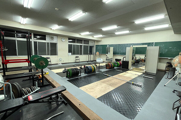 完成した新しい練習場